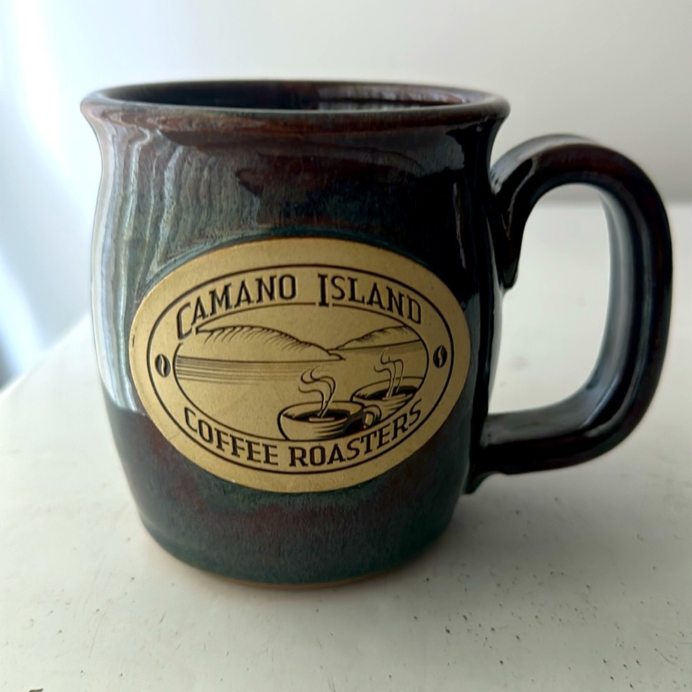 Camano Island Coffee Roasters - Brown handcrafted Mug